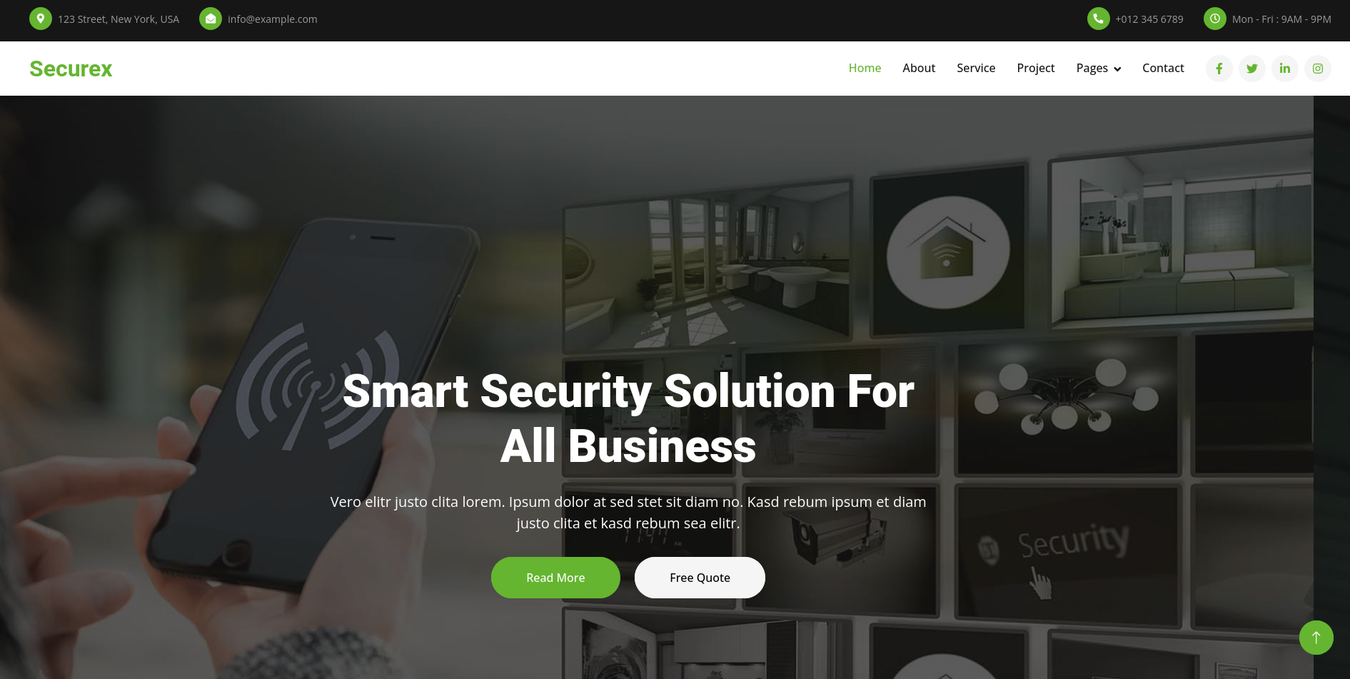 Products screenshot